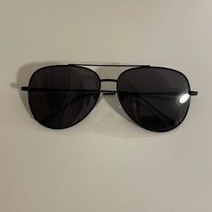 DIFF Eyewear “Cruz” Aviator Sunglasses